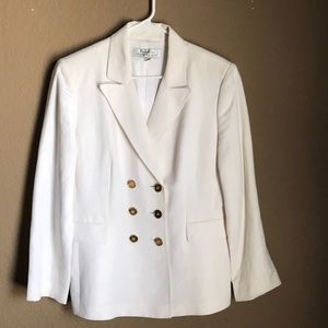 TAHARI white blazer